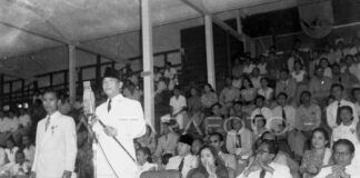 Pembukaan Pekan Olahraga Nasional Kedua di Jakarta