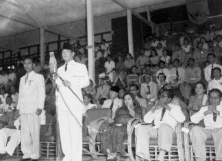 Pembukaan Pekan Olahraga Nasional Kedua di Jakarta